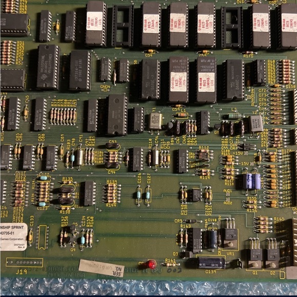 Championship Sprint CPU Arcade Game PCB Board 11b - Picture 2 of 4